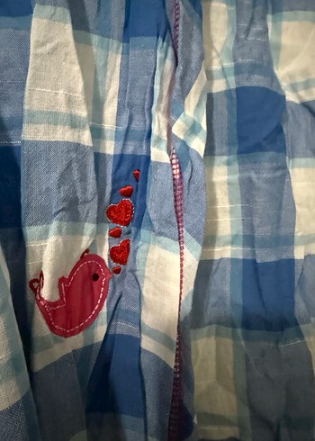 Mavi Bohem Bağlamalı sabahlık - Görsel 8