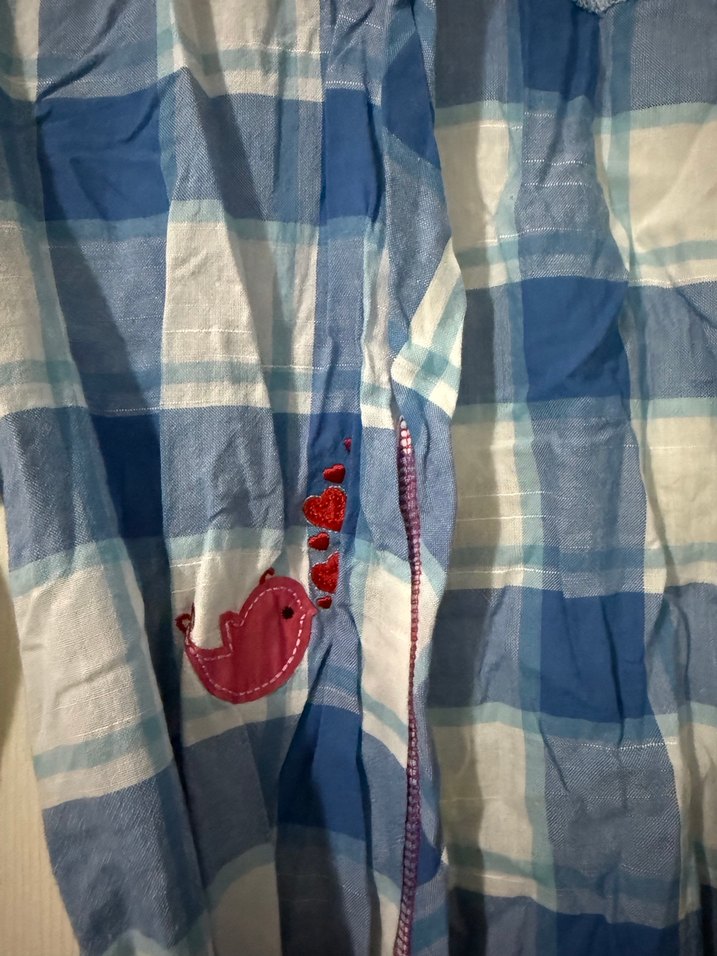 Mavi Bohem Bağlamalı sabahlık - Görsel 5