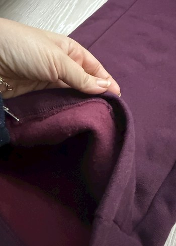 Bordo Salaş Kadın Eşofman Altı - Görsel 3