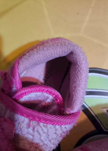 Kız Çocuk Pembe Sıcak Ev Terliği - Görsel 5