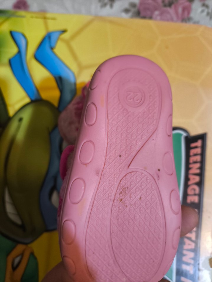 Kız Çocuk Pembe Sıcak Ev Terliği - Görsel 4