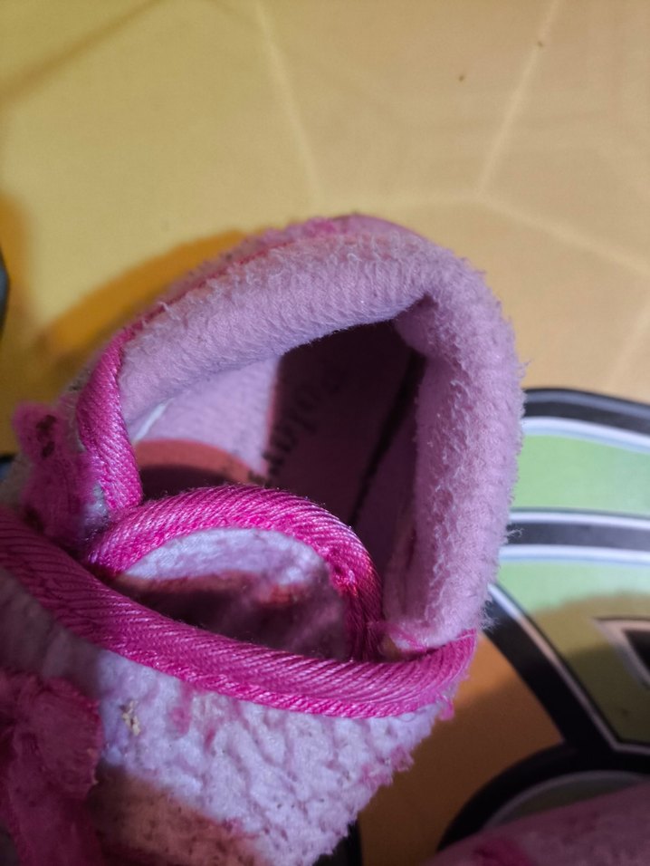 Kız Çocuk Pembe Sıcak Ev Terliği - Görsel 5