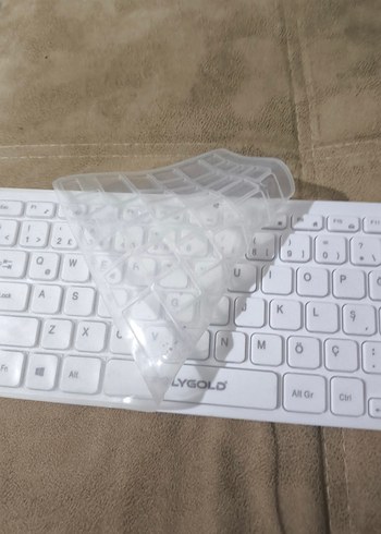 Beyaz POLYGOLO Klavye - Görsel 2