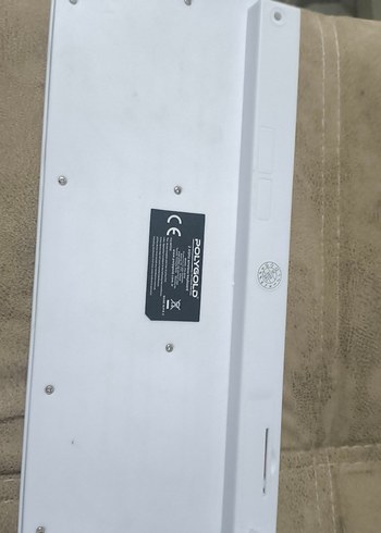 Beyaz POLYGOLO Klavye - Görsel 3