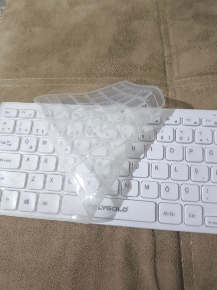 Beyaz POLYGOLO Klavye - Görsel 2