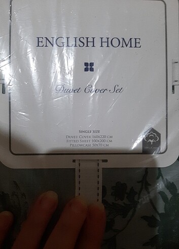 English Home Tek kişilik nevresim takımı