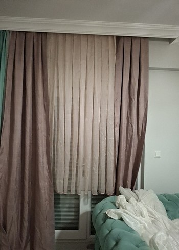 Bej Modern Klasik Perde - Görsel 2