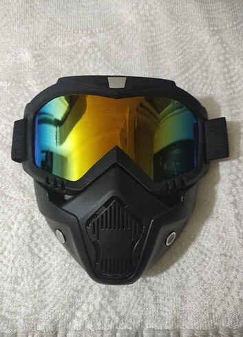Motosiklet Snowboard Kayak Motocross Kask Gözlüğü  - Görsel 2