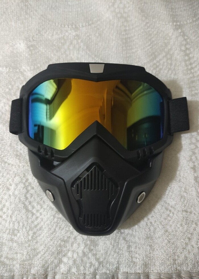 Motosiklet Snowboard Kayak Motocross Kask Gözlüğü  - Görsel 2