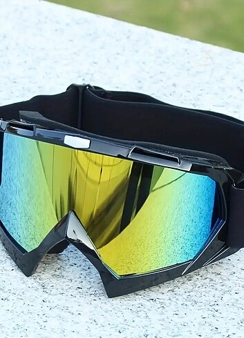 Motosiklet Snowboard Kayak Motocross Kask Gözlüğü 