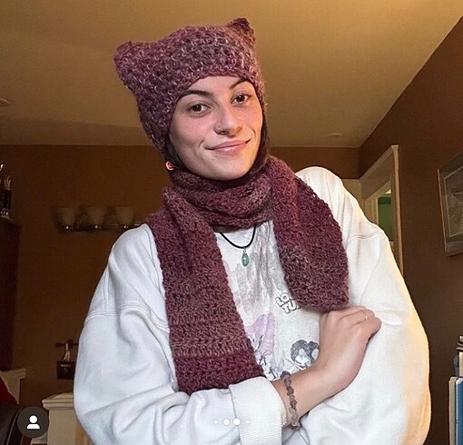 Diğer Atkılı cat beanie