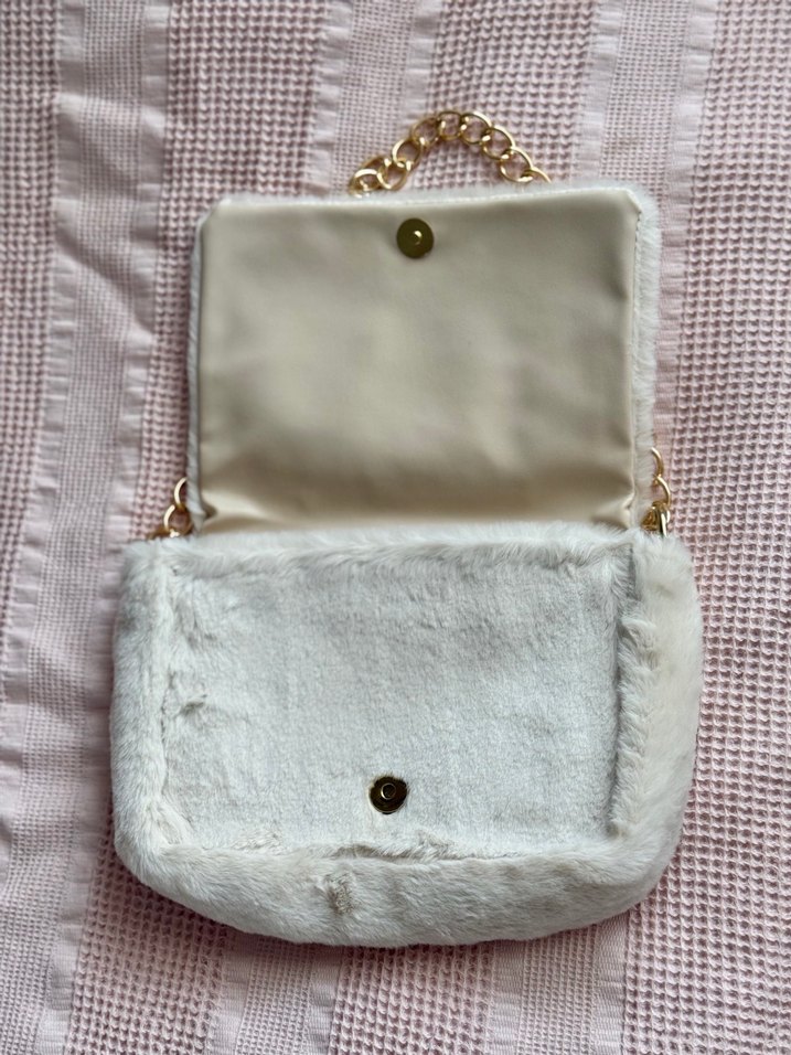 Krem peluş  Omuz Çantası - Görsel 3