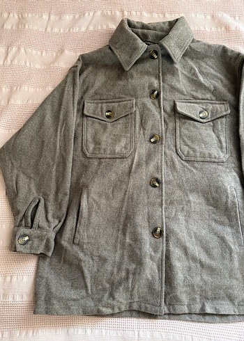 Vizon kaşe kumaş ceket - Görsel 2