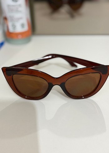 Kahverengi  Kadın Güneş Gözlüğü - Görsel 2