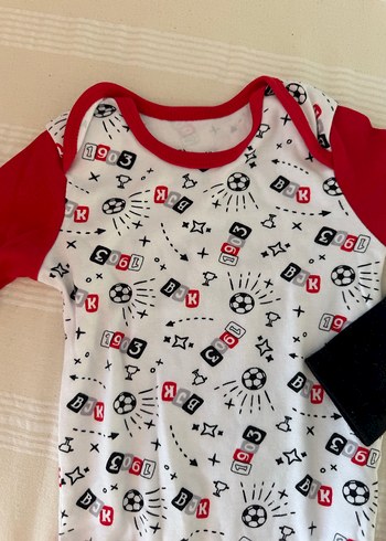 BJK 3lü Uzun Kollu Bebek Body - Görsel 4