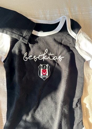 BJK 3lü Uzun Kollu Bebek Body - Görsel 3