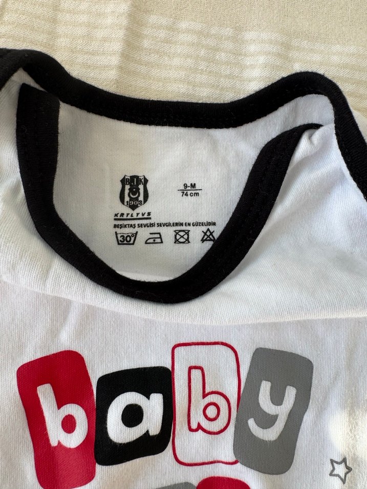 BJK 3lü Uzun Kollu Bebek Body - Görsel 5