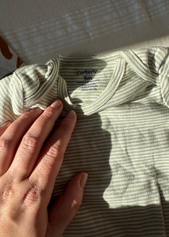 Carters 3lü Uzun Kollu Pamuklu Body - Görsel 4