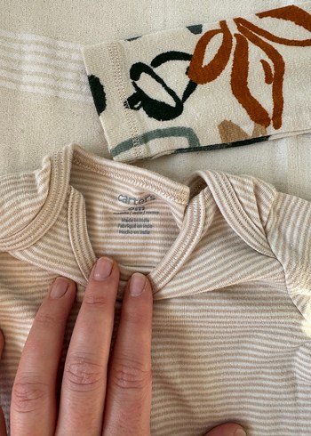 Carters 3lü Uzun Kollu Pamuklu Body - Görsel 5