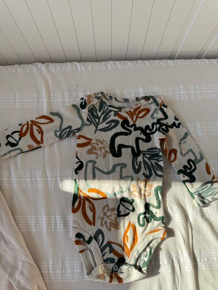 Carters 3lü Uzun Kollu Pamuklu Body - Görsel 2