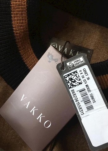 Vakko Vakko Kahverengi TESETTÜR PARDÖSÜ