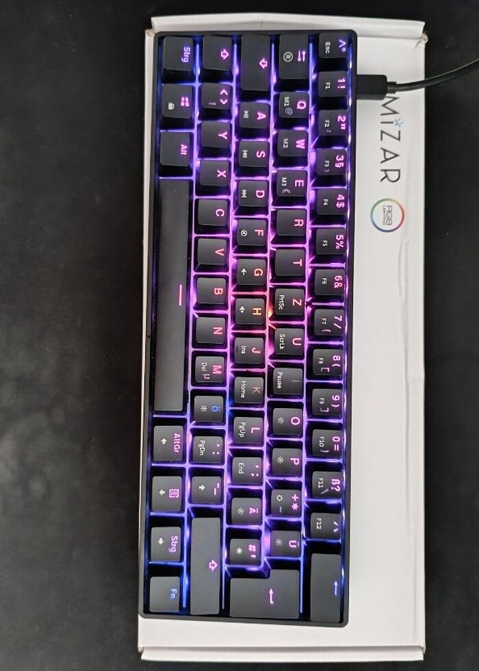 mizar mz60 blue klavye - Görsel 2