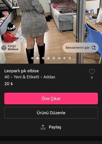 Zara Leopar Desenli Mini Straplez Elbise