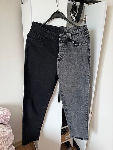 İki renkli pantalon