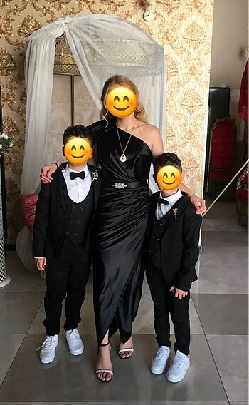 Diğer Siyah saten abiye