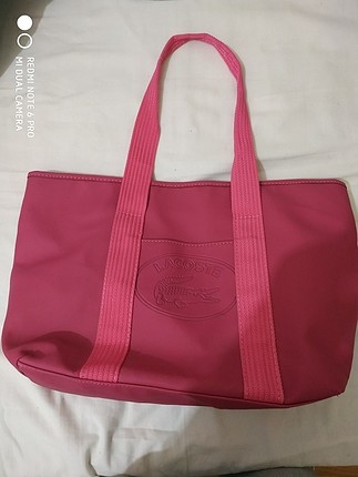 Lacoste pembe canta