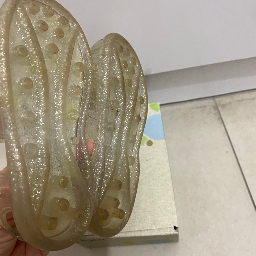 #Igor kız  Çocuk Unicorn Figürlü Şeffaf Sandalet - Görsel 5