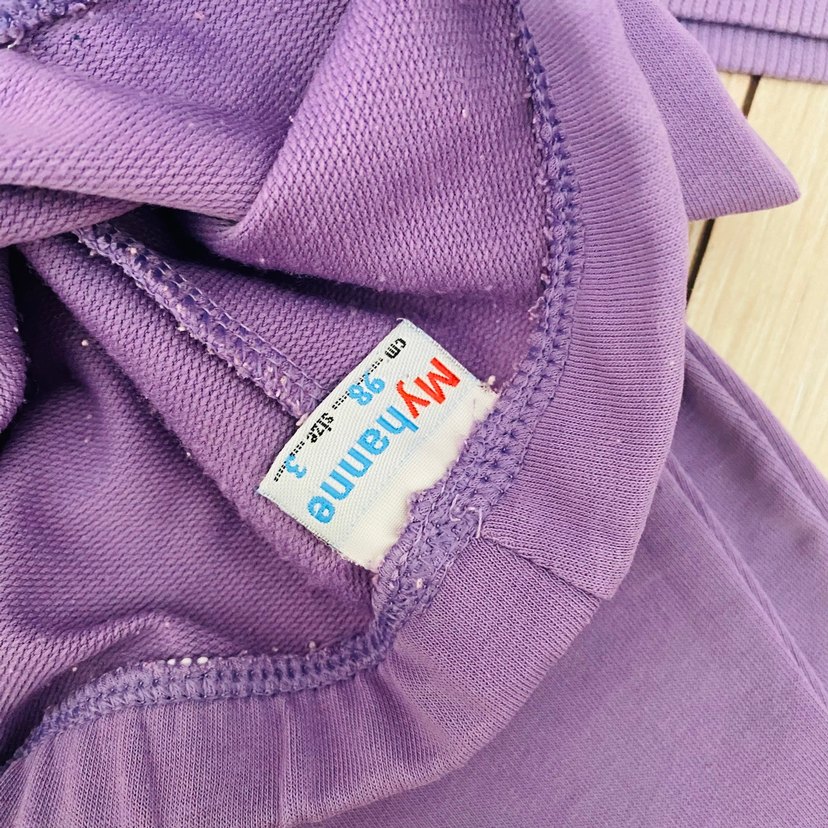 Düğmeli Siyah Bebek Kız Takım - Görsel 4