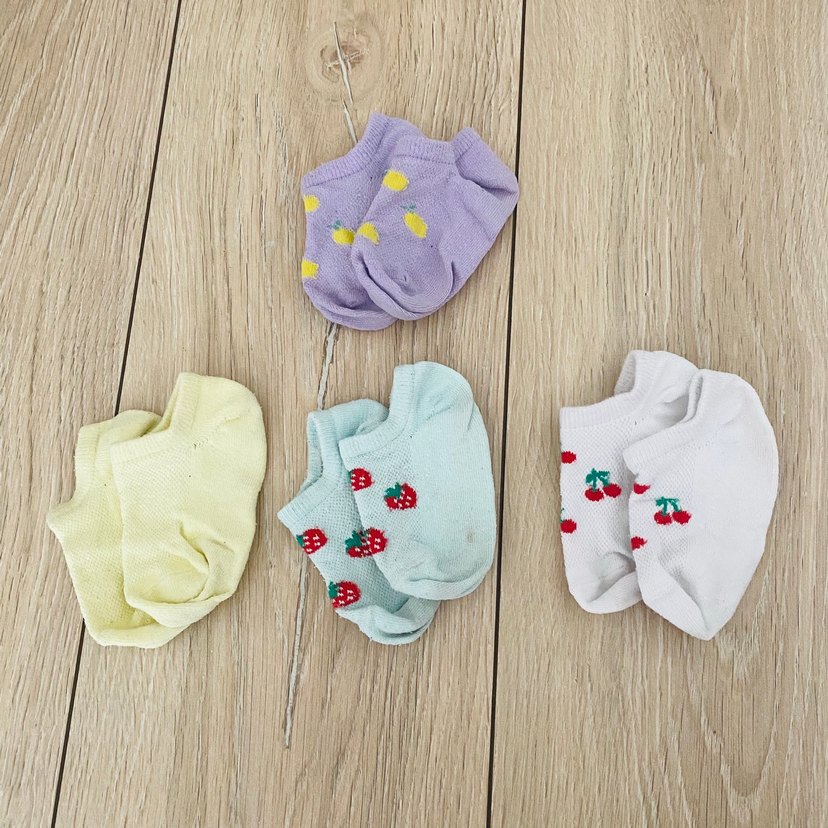 Pastel Renkli Bebek Kız Tayt Seti - Görsel 4