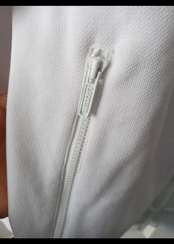 Lacoste Beyaz Fermuarlı Sweatshirt - Görsel 5