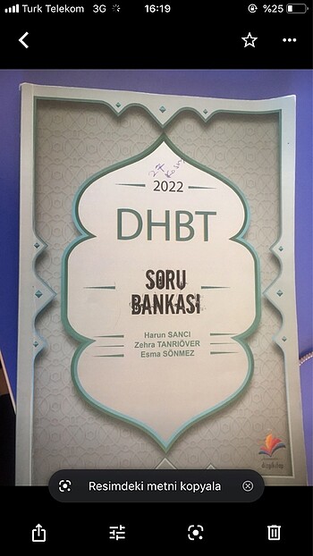  Beden DHBT 1-2 Hazırlık kitabı ve soru bankası
