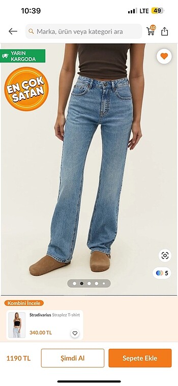 Stradivarius jean