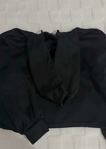 Zara Zara Kadın Siyah Fermuarlı Hırka