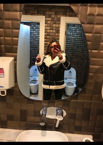 Stradivarüs marka yünlü ceket - Görsel 5