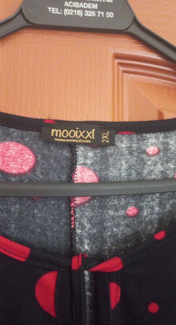 Kırmızı Puantiyeli Uzun Bohem Elbise - Görsel 3