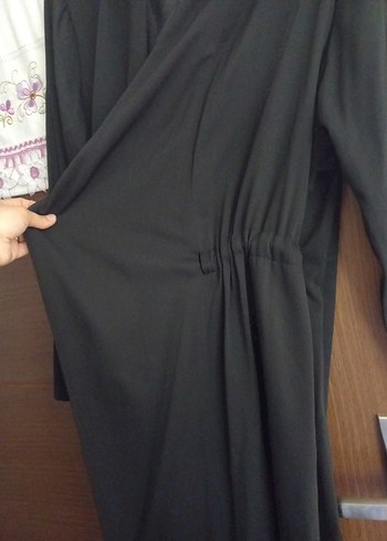 Siyah Uzun Drapeli Kadın Tunik - Görsel 3