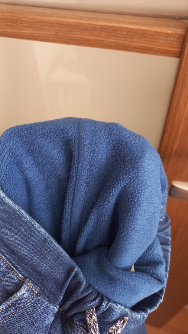 Erkek Çocuk Gri Mavi Bol Kesim Kot Pantolon - Görsel 4