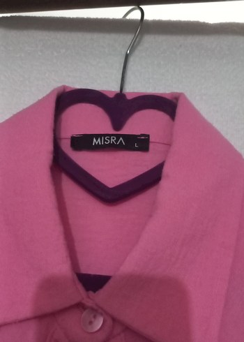 Pembe Düğmeli Uzun Kollu Gömlek - Görsel 2