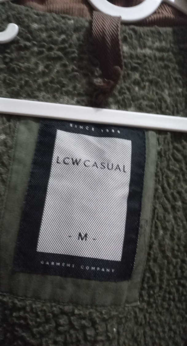 Düğmeli Erkek Haki Midi parka - Görsel 3