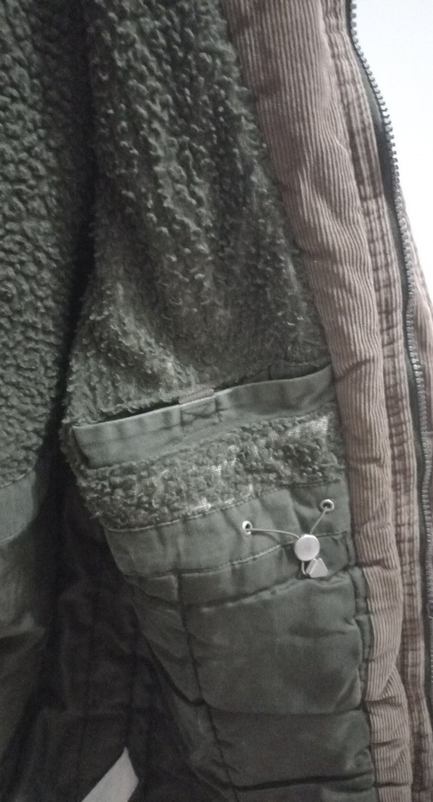 Düğmeli Erkek Haki Midi parka - Görsel 4