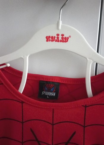 Örümcek Desenli Kırmızı Mavi Çocuk Kostümü - Görsel 2