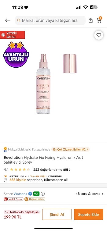revolution hydrate&fix