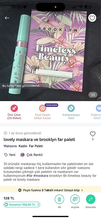 Lovely Lace Baby far paleti lovely maskara