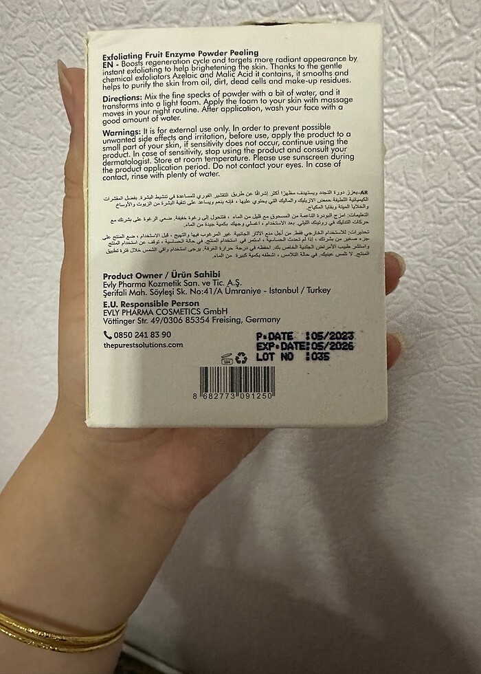 toz peeling asit azelaic acid malic acid - Görsel 5