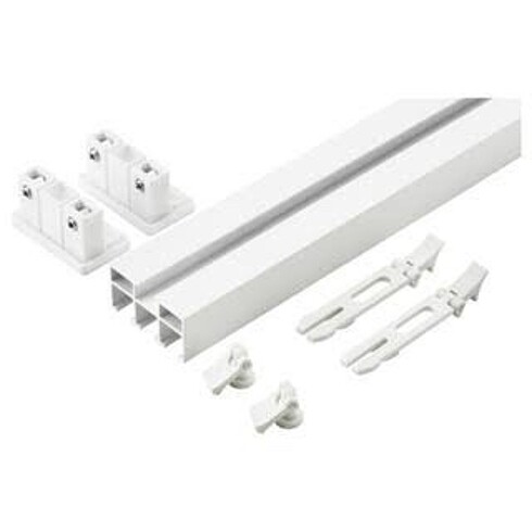 IKEA Vıdga Beyaz Üçlü 140 cm Perde Rayı Korniş