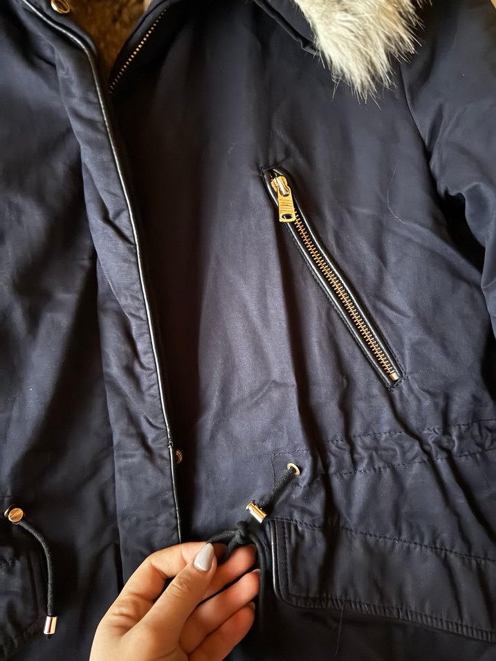 Kürk Detaylı Kadın Kışlık Mont - Görsel 2